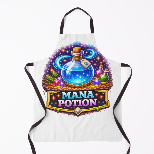 Item preview, Mana Potion Retro Pixel RPG Gamer Design designed and sold by PixelForge24.