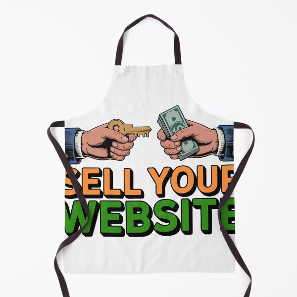 Item preview, Sell Your Website Business Deal Key and Cash Tech Sticker designed and sold by PixelWaveBD.