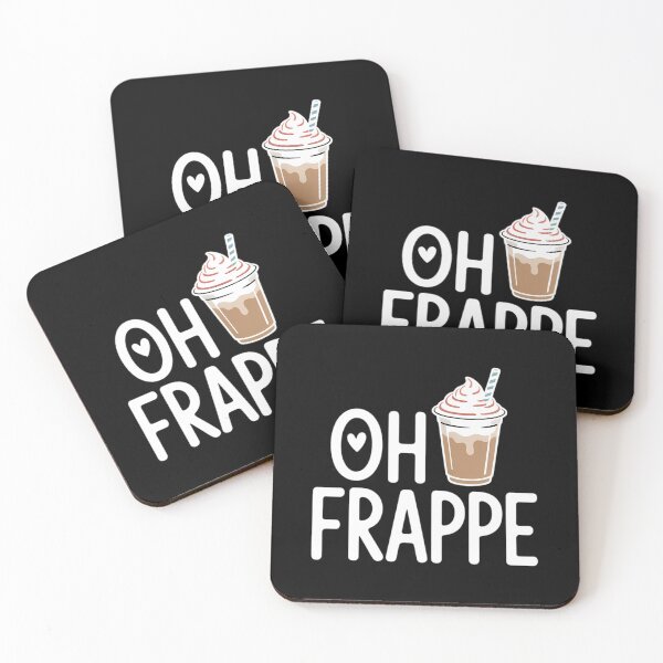 Item preview, Frappe Humor Pun Coffee Lover designed and sold by IdunayaStore.