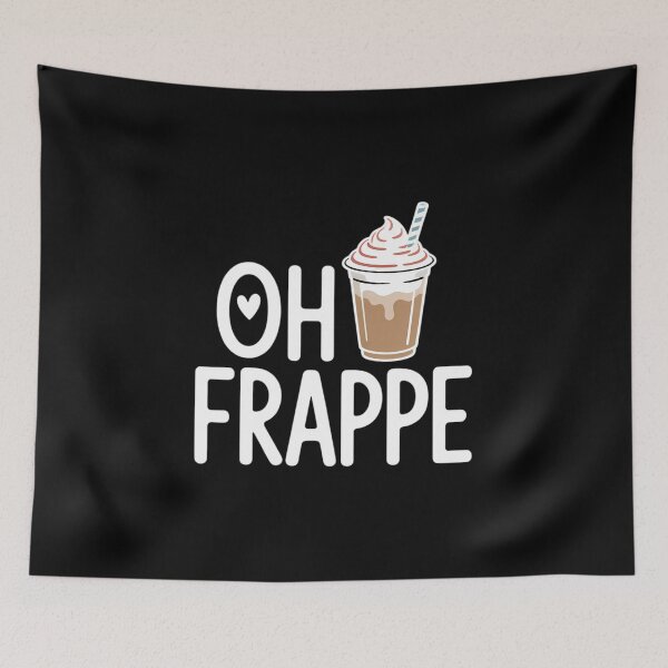 Item preview, Frappe Humor Pun Coffee Lover designed and sold by IdunayaStore.