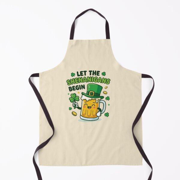 Item preview, Let the Shenanigans Begin – Funny St Patrick’s Beer Mug designed and sold by Xatutik.art.