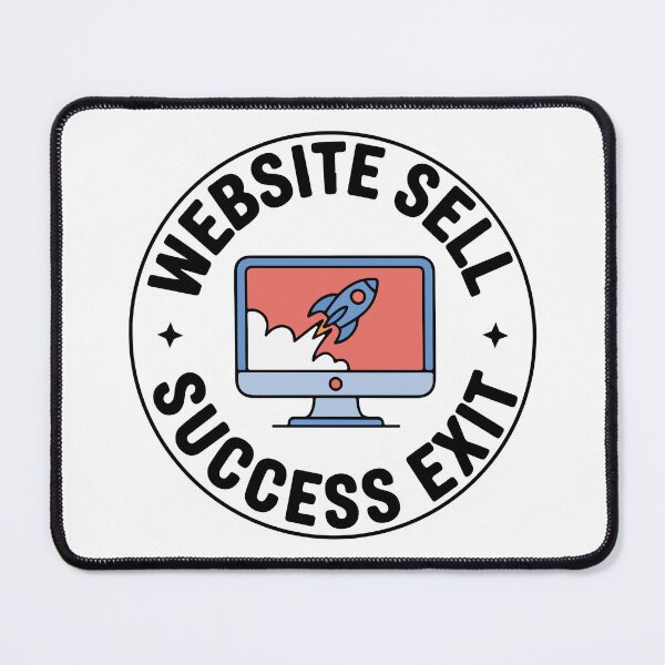 Item preview, Website Sell Success Exit Startup Rocket Launch Tech Sticker designed and sold by PixelWaveBD.