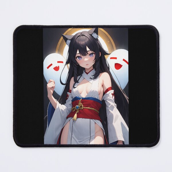 Item preview, Suminoda Tomiki Spirit Priestess – Cute Nekomimi Miko Anime Art designed and sold by iloveanimechibi.