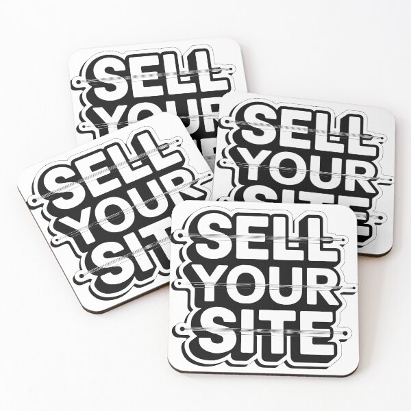 Item preview, Sell Your Site Bold Professional Tech Typography Sticker designed and sold by PixelWaveBD.