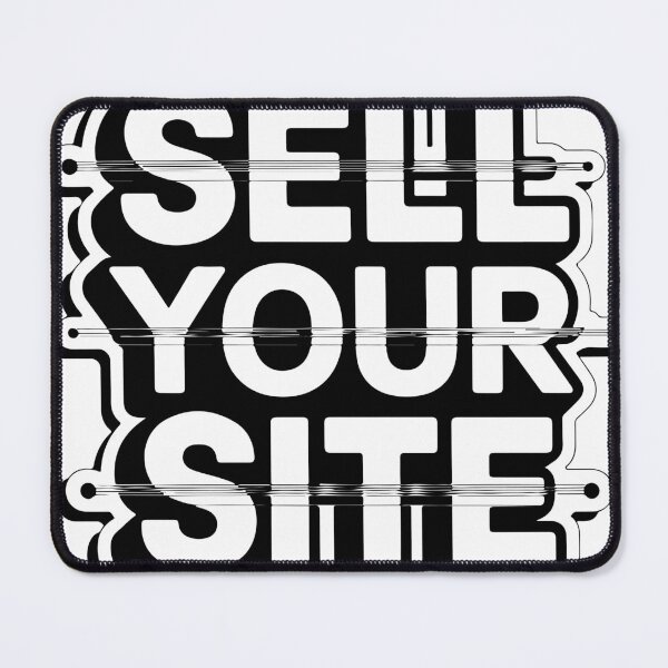 Item preview, Sell Your Site Bold Professional Tech Typography Sticker designed and sold by PixelWaveBD.