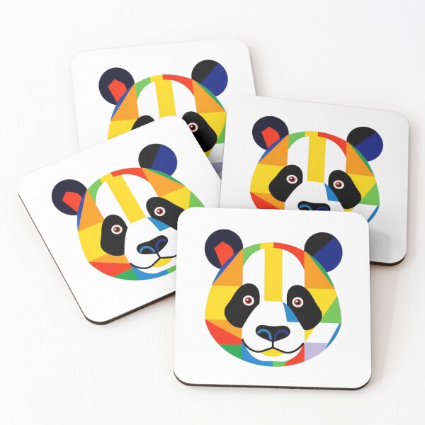 Item preview, Vibrant Geometric Panda Pop Art Illustration designed and sold by AlxVel.