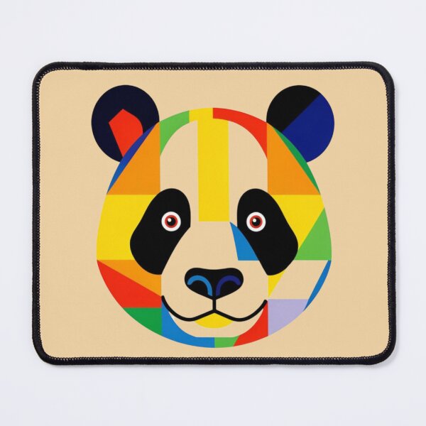 Item preview, Vibrant Geometric Panda Pop Art Illustration designed and sold by AlxVel.