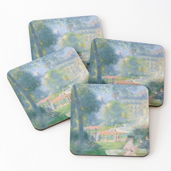 Item preview, Square De La Trinite by Pierre-Auguste Renoir: Paris Impressionist Garden Poster designed and sold by artofuniverse.