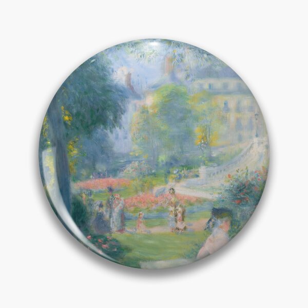 Item preview, Square De La Trinite by Pierre-Auguste Renoir: Paris Impressionist Garden Poster designed and sold by artofuniverse.