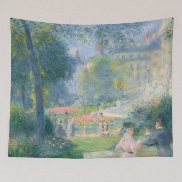 Item preview, Square De La Trinite by Pierre-Auguste Renoir: Paris Impressionist Garden Poster designed and sold by artofuniverse.