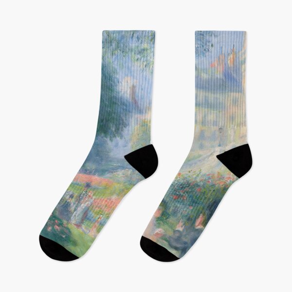 Item preview, Square De La Trinite by Pierre-Auguste Renoir: Paris Impressionist Garden Poster designed and sold by artofuniverse.