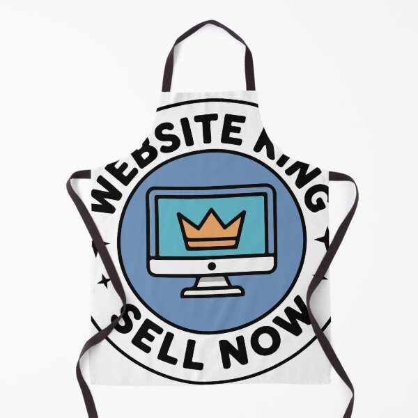 Item preview, Website King Sell Now Crown Tech Entrepreneur Sticker designed and sold by PixelWaveBD.