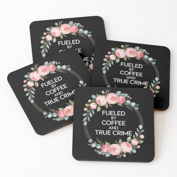 Item preview, Fueled By Coffee And True Crime Stuff Coffee Lover Murderino designed and sold by FaithAbbott.