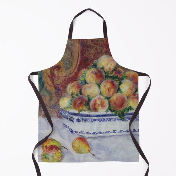 Item preview, Still Life With Peaches by Pierre-Auguste Renoir: Impressionist Kitchen Art designed and sold by artofuniverse.