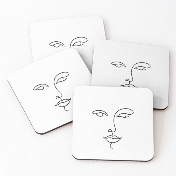 Item preview, Minimalist Single Line Face Art – Modern Abstract One Line Drawing, Minimal Line Portrait, Contemporary Aesthetic Wall Art designed and sold by ArtWaveStudio8.