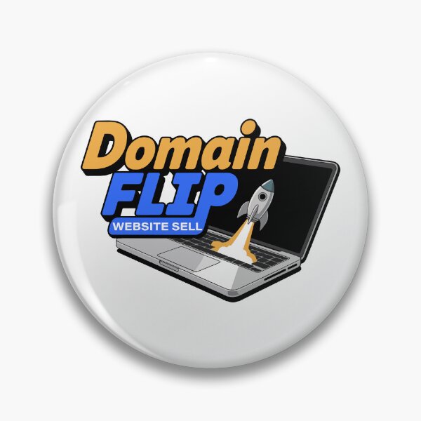 Item preview, Domain Flip Website Sell Rocket Launch Laptop Tech Sticker designed and sold by PixelWaveBD.