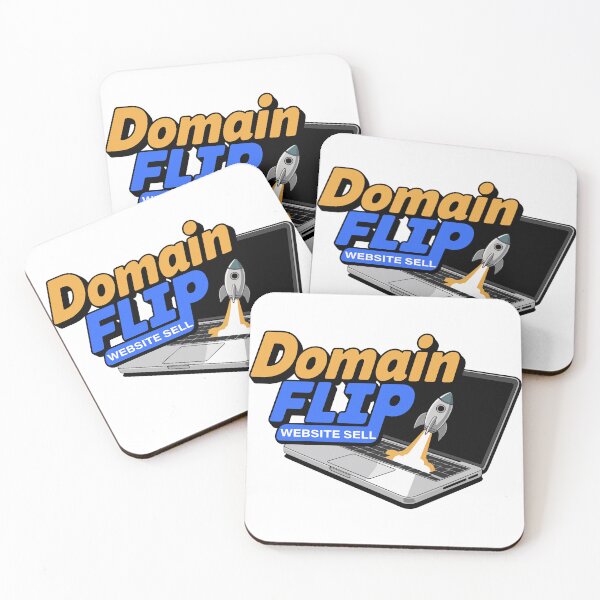 Item preview, Domain Flip Website Sell Rocket Launch Laptop Tech Sticker designed and sold by PixelWaveBD.