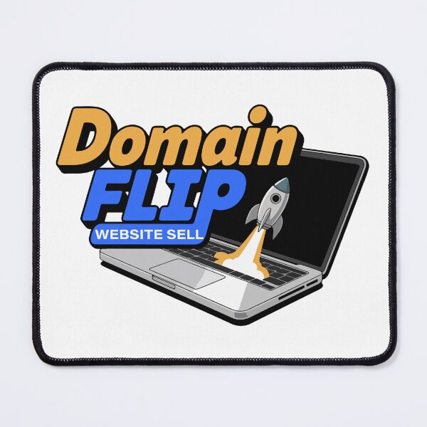 Item preview, Domain Flip Website Sell Rocket Launch Laptop Tech Sticker designed and sold by PixelWaveBD.