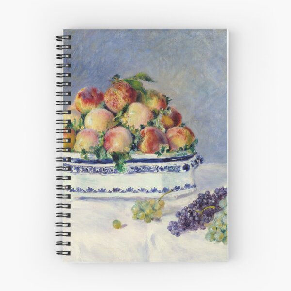 Item preview, Still Life With Peaches and Grapes by Pierre-Auguste Renoir: Impressionist Poster designed and sold by artofuniverse.