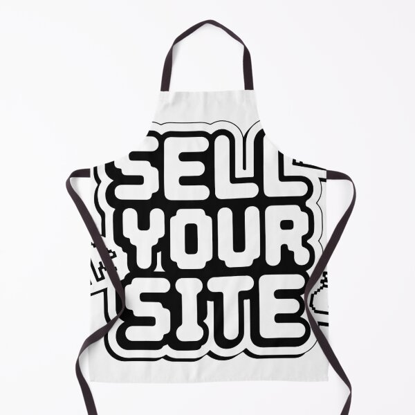 Item preview, Sell Your Website Stylish Cursive Typography Tech Sticker designed and sold by PixelWaveBD.