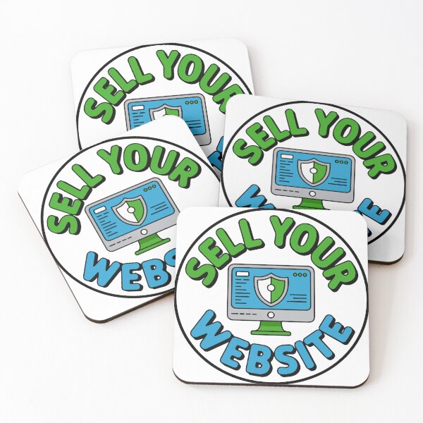Item preview, Sell Your Website Secure Shield Tech Entrepreneur Sticker designed and sold by PixelWaveBD.