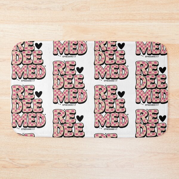 Item preview, Redeemed In Christ Christian Faith Bible Verse Design designed and sold by HahaHandlesHub.