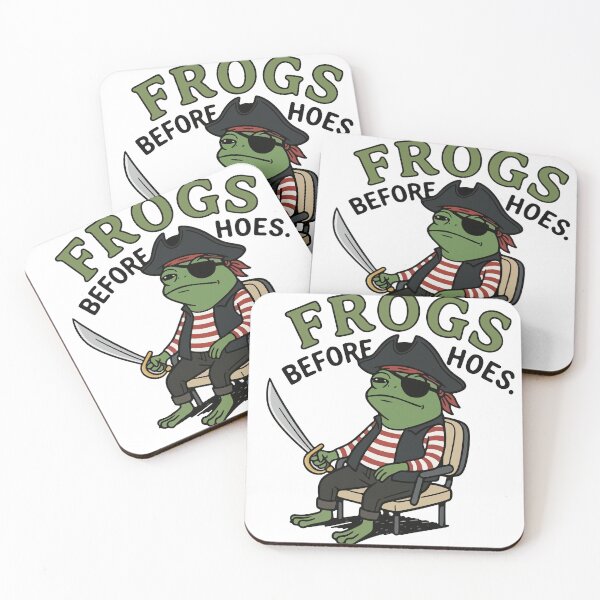 Item preview, Swashbuckling Pirate Frog Illustration designed and sold by Floomart.