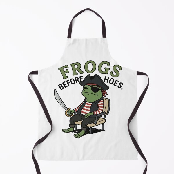 Item preview, Swashbuckling Pirate Frog Illustration designed and sold by Floomart.