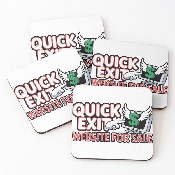 Item preview, Quick Exit Website For Sale Flying Money Tech Sticker designed and sold by PixelWaveBD.