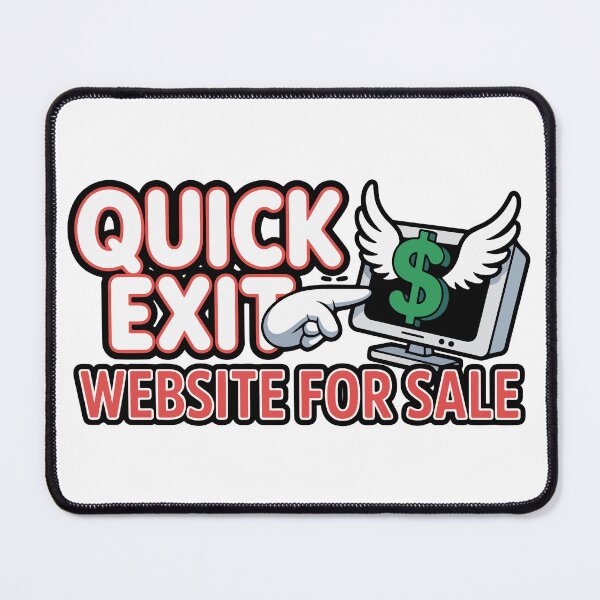 Item preview, Quick Exit Website For Sale Flying Money Tech Sticker designed and sold by PixelWaveBD.