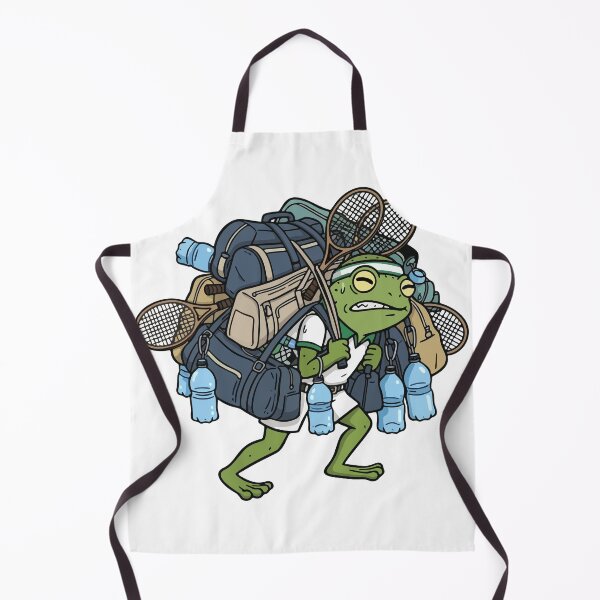 Item preview, Over-Prepared Tennis Frog designed and sold by Floomart.