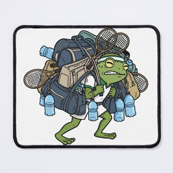 Item preview, Over-Prepared Tennis Frog designed and sold by Floomart.