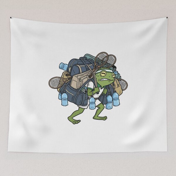 Item preview, Over-Prepared Tennis Frog designed and sold by Floomart.