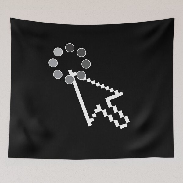 Item preview, Loading... Please Wait - Retro Pixel Cursor designed and sold by ConfusedDev.