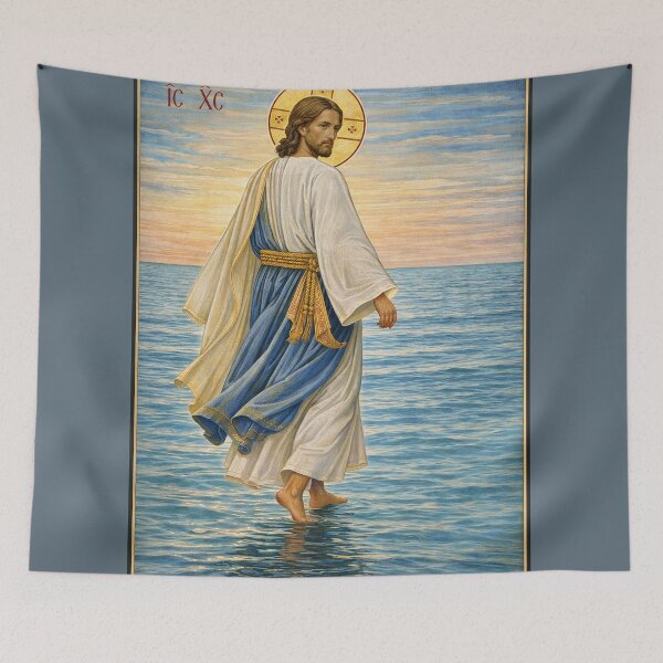 Item preview, Jesus Walking on Water designed and sold by LuluLeb.