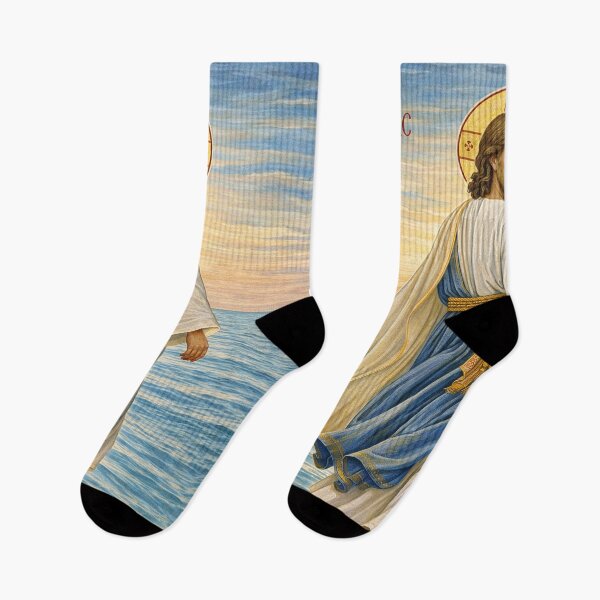 Item preview, Jesus Walking on Water designed and sold by LuluLeb.