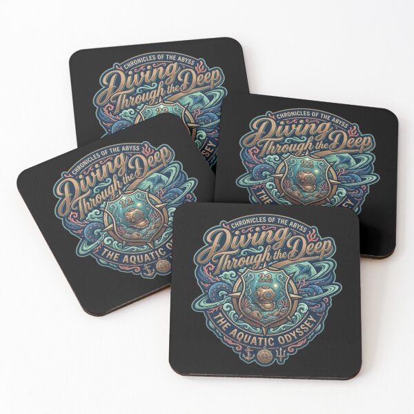 Item preview, Chronicles of the Abyss – Aquatic Odyssey Emblem Design designed and sold by Dogandesighn.