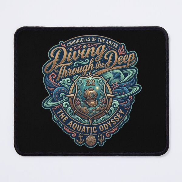 Item preview, Chronicles of the Abyss – Aquatic Odyssey Emblem Design designed and sold by Dogandesighn.