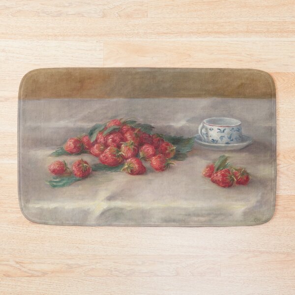 Item preview, Strawberries by Pierre-Auguste Renoir: Impressionist Kitchen Wall Art Poster designed and sold by artofuniverse.