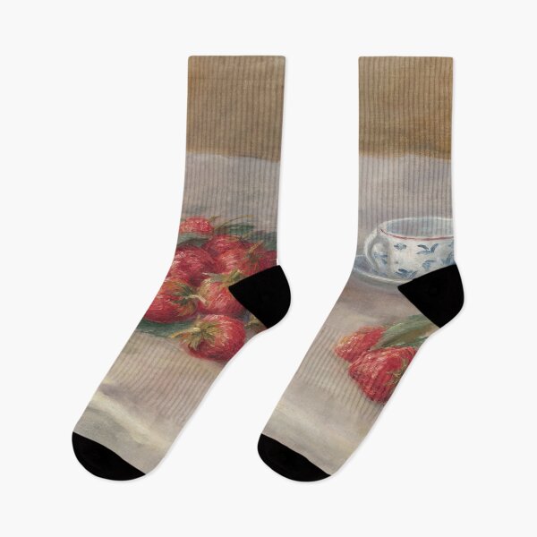 Item preview, Strawberries by Pierre-Auguste Renoir: Impressionist Kitchen Wall Art Poster designed and sold by artofuniverse.