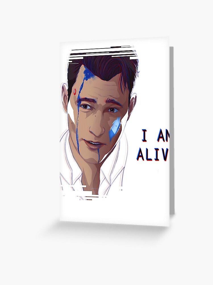 Connor / Detroit: Become Human Postcard for Sale by sunavaire