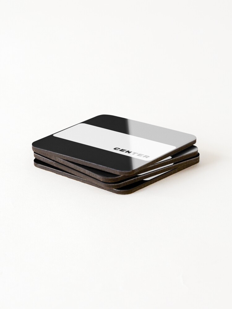 Thumbnail 4 of 5, Coasters (Set of 4), Finally Centered Div - CSS Developer Humor designed and sold by ConfusedDev.
