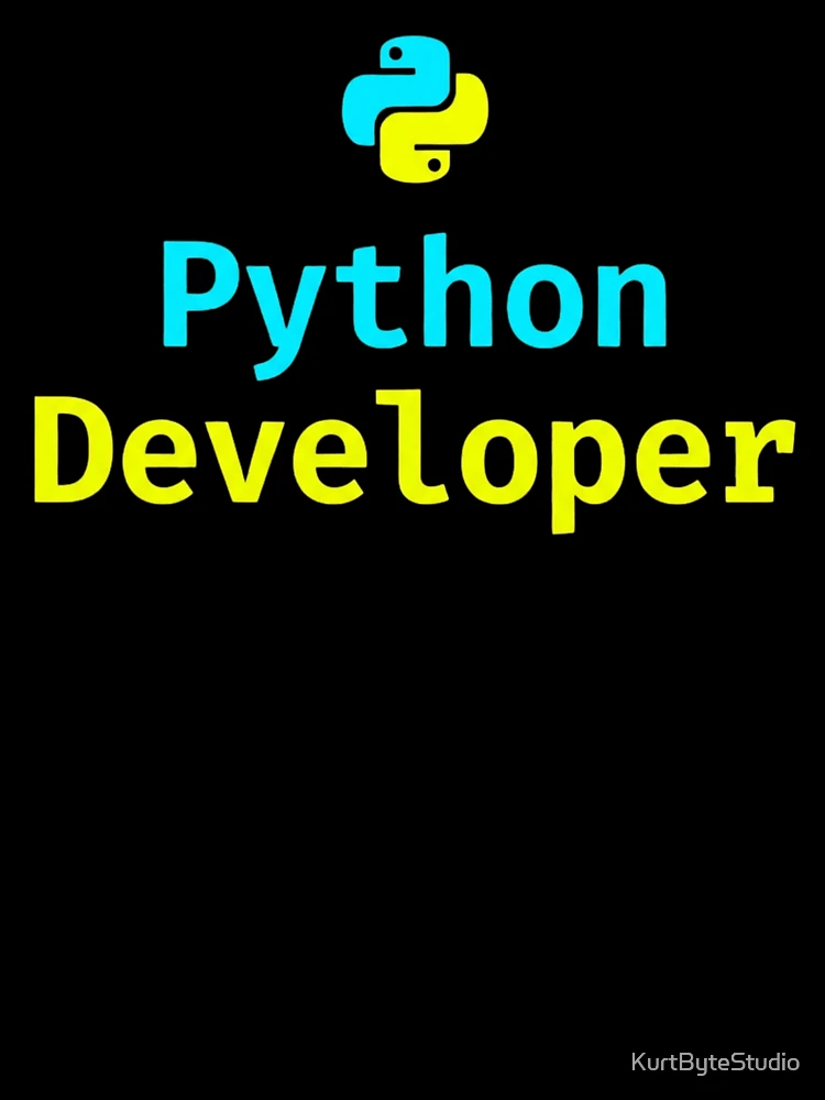 Thumbnail 7 of 7, Oversized T-Shirt, Python Developer | Programmer Shirt designed and sold by KurtByteStudio.