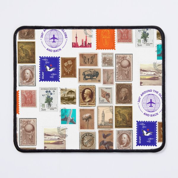 Item preview, travel stamps designed and sold by Vishal Raj.