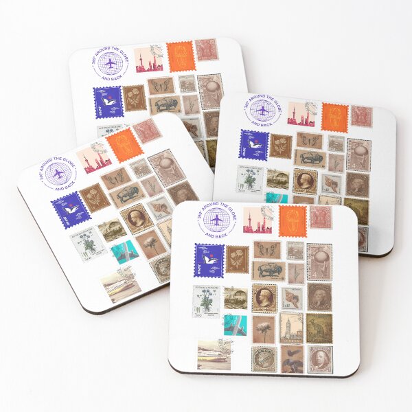 Item preview, travel stamps designed and sold by Vishal Raj.