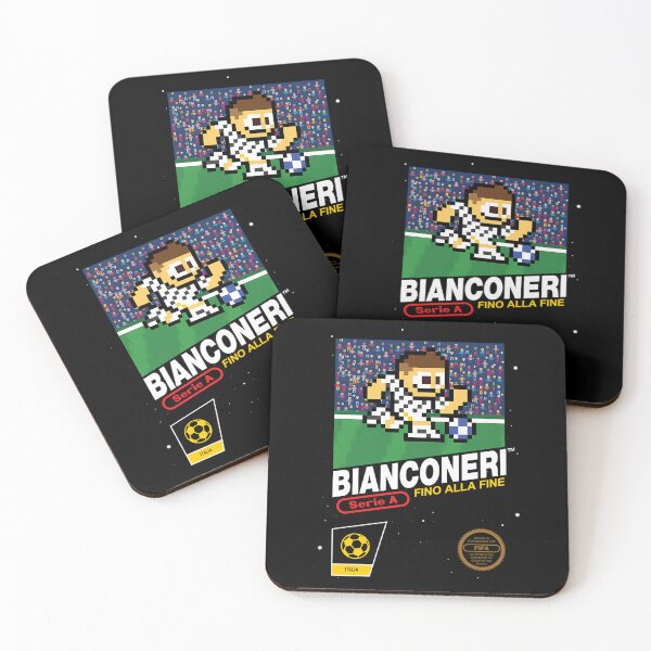 Item preview, I Bianconeri 8bit Football designed and sold by BZAFE.