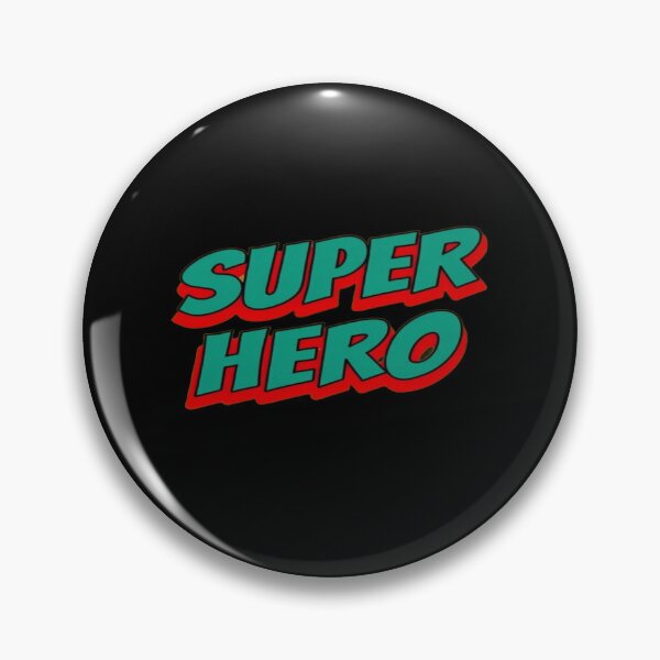 Item preview, Bold Comic “SUPER HERO” Text Art – Retro Pop Style Typography for Posters, Kids Rooms & Branding designed and sold by Bright Nest Studio.