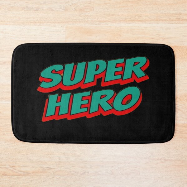Item preview, Bold Comic “SUPER HERO” Text Art – Retro Pop Style Typography for Posters, Kids Rooms & Branding designed and sold by Bright Nest Studio.