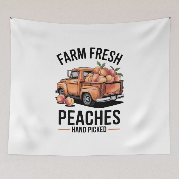 Item preview, Farm Fresh Peaches Hand Picked Peach Peachy Summer Vibes designed and sold by FaithAbbott.