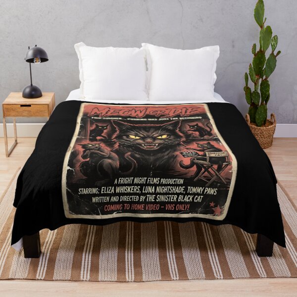 Item preview,  Horror Cat Movie Poster - 80S Vhs Scary Cat designed and sold by FunPrint.